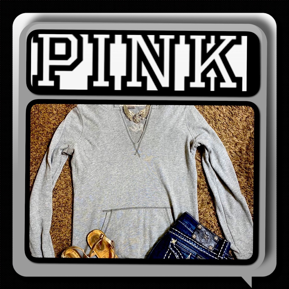 Super Cute Open Neck PINK Brand Hoodie